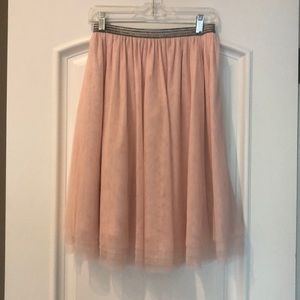 Tulle pull-on skirt